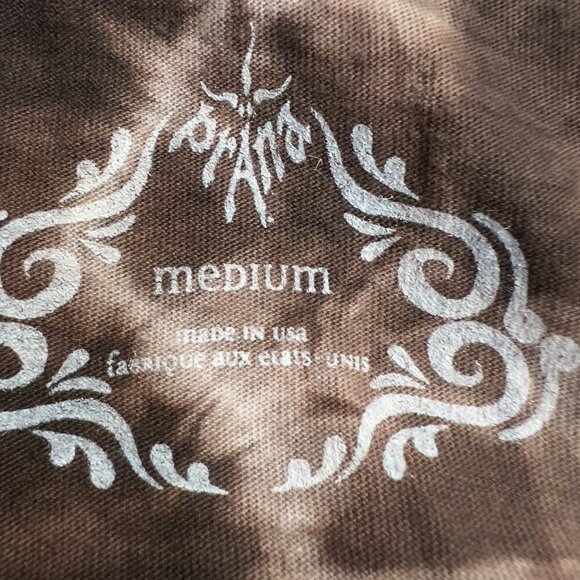 PrAna Ashlyn Sleeveless Tie-Dye Cotton Mini Dress in Espresso – Size M NWT - Picture 8 of 11